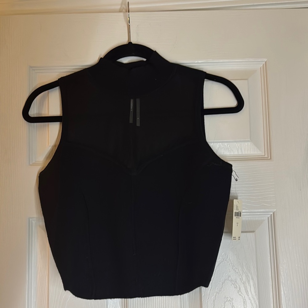 Black Sleeveless Women's Top